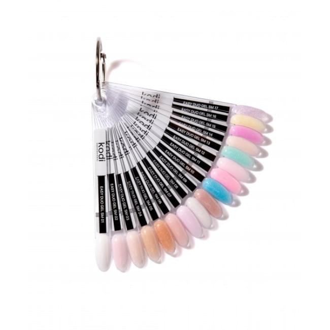 Палитра акрилово-гелевой системы Easy Duo Gel Sparkle Mood (17 типс)