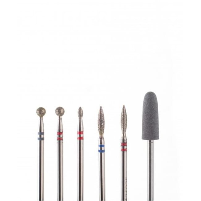 Набор насадок для аппаратного маникюра №1 (для сухой/жесткой/влажной кожи) Набор насадок для аппаратного маникюра №1 (для сухой/жесткой/влажной кожи)