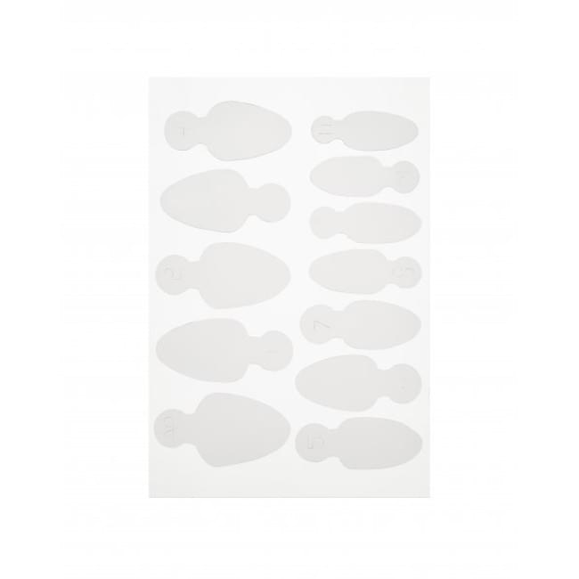 Молды трафареты для френча на верхних формах Mold Long Oval (12 шт/набор)