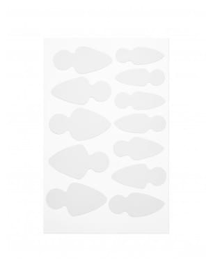 Молди трафарети для френчу на верхніх формах Mold Short Oval (12 шт./набір)