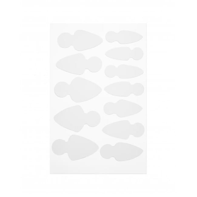 Молды трафареты для френча на верхних формах Mold Short Oval (12 шт/набор)