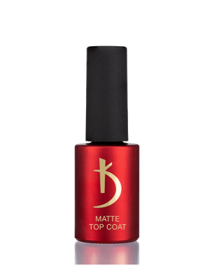 Матовое верхнее покрытие топ/финиш для гель-лака с мерцанием, 7 мл - Matte Top Coat Glitter Kodi professional