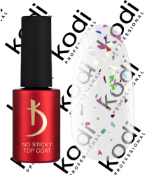 Верхнє покриття для гель-лаку без дисперсійного шару, 7 мл - ART 06, No Sticky Top Coat Kodi professional