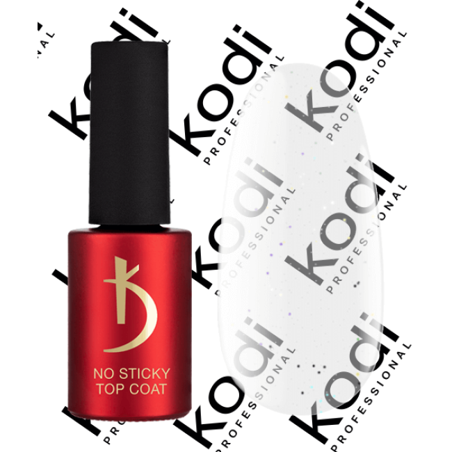 Верхнє покриття для гель-лаку без дисперсійного шару, 7 мл - ART 11, No Sticky Top Coat Kodi professional