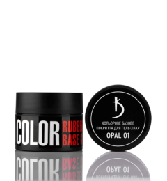 Цветное базовое покрытие Color base gel, Opal 01, 12 мл