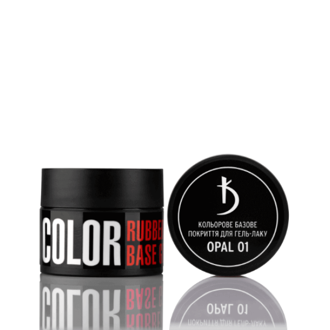 Кольорове базове покриття Color base gel, Opal 01, 12 мл