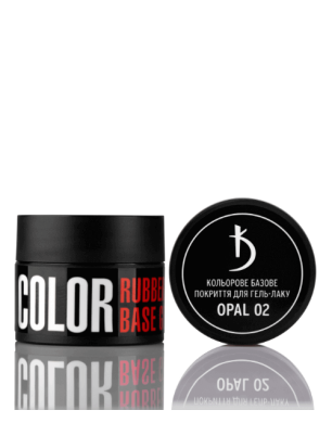 Цветное базовое покрытие Color base gel, Opal 02, 12 мл