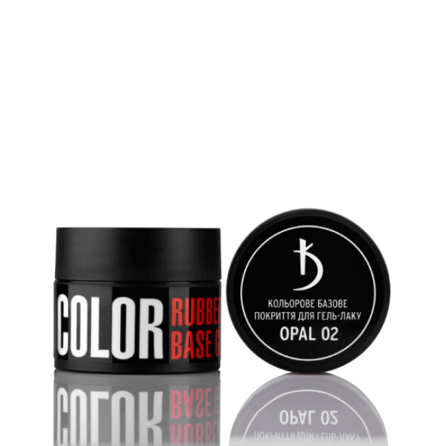 Кольорове базове покриття Color base gel, Opal 02, 12 мл