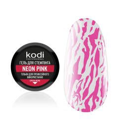 Гель для стемпінгу Stamping Gel Neon Pink, 4 мл