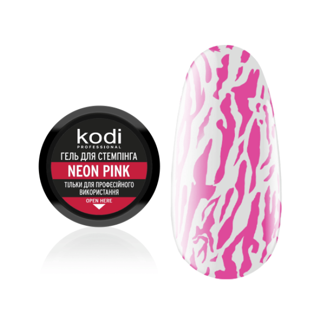 Гель для стемпинга Stamping Gel Neon Pink, 4 мл