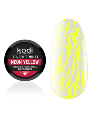 Гель для стемпінгу Stamping Gel Neon Yellow, 4 мл