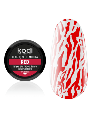 Гель для стемпінгу Stamping Gel Red, 4 мл
