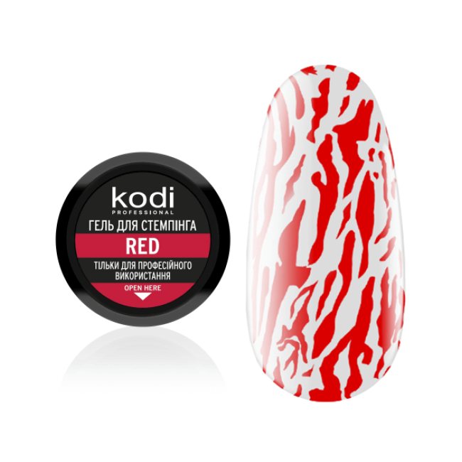 Гель для стемпинга Stamping Gel Red, 4 мл