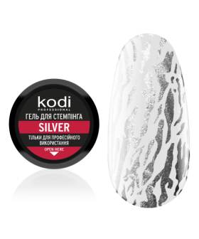 Гель для стемпінгу Stamping Gel Silver, 4 мл