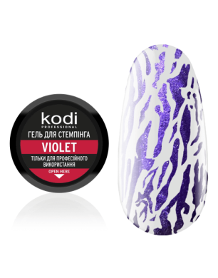 Гель для стемпінгу Stamping Gel Neon Violet, 4 мл