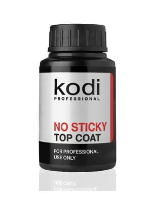Верхнее покрытие для гель-лака без дисперсионного слоя, 30 мл - No Sticky Top Coat Kodi professional
