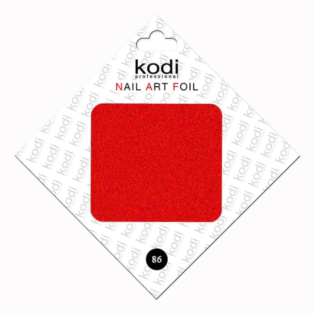 Фольга для литья Красный, зерно с переливом № 86