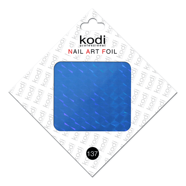Фольга для лиття Синій голограмний № 137 Фольга для лиття Синій голограмний № 137