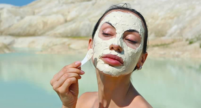 Маска для лица из глины