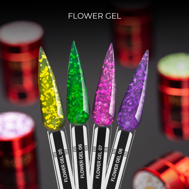 Гель с сухоцветом Flower Gel №08, 4 мл