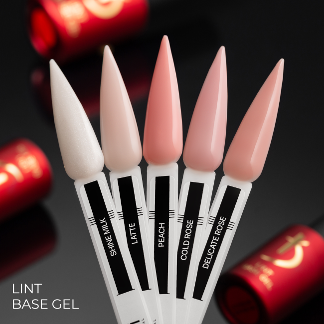 Lint base gel "Peach", 12мл. 