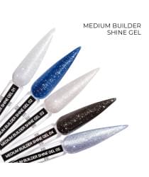 Моделирующий гель Medium builder shine gel 01, 30 г