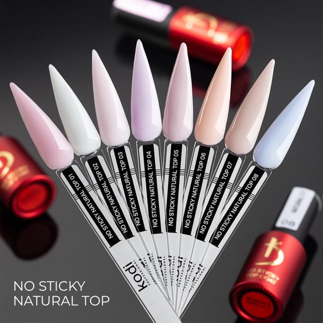 Верхнее покрытие для гель-лака без дисперсионного слоя, 7 мл - Natural Top 7, No Sticky Top Coat Kodi professional