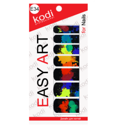 Слайдеры для ногтей (фотодизайн) Easy Art E34