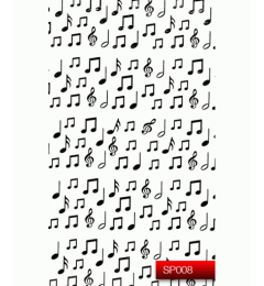 Наклейки для нігтів (стікери) Nail Art Stickers SP 008 (чорний)