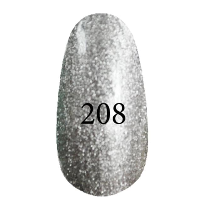 Гель-лак № 208 (Срібний з перламутром) 12 мл.