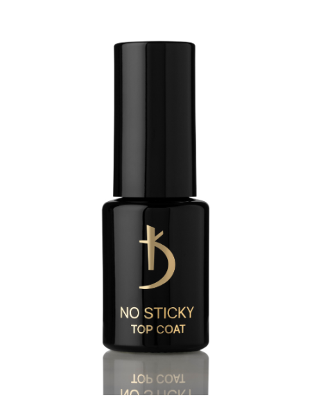 Верхнее покрытие без дисперсионного слоя в обновленном дизайне No Sticky Top Coat Kodi professional, 12 мл