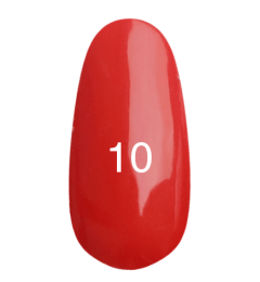Гель-лак № 10 (алізариновий червоний) 12 мл.