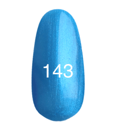 Гель-лак № 143 (синій з перламутром) 8 мл.
