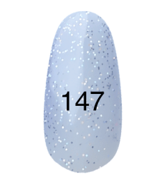 Гель-лак № 147 (ніжно бузковий з голограмним мерехтінням) 12мл.