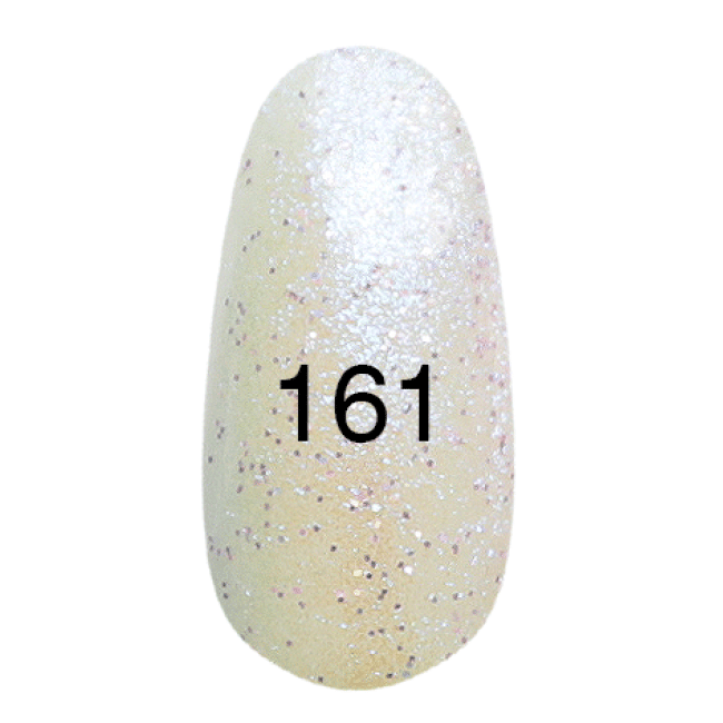 Гель-лак № 161 (жемчужный с голубым перламутром и пурпурными блестками) 12 мл.