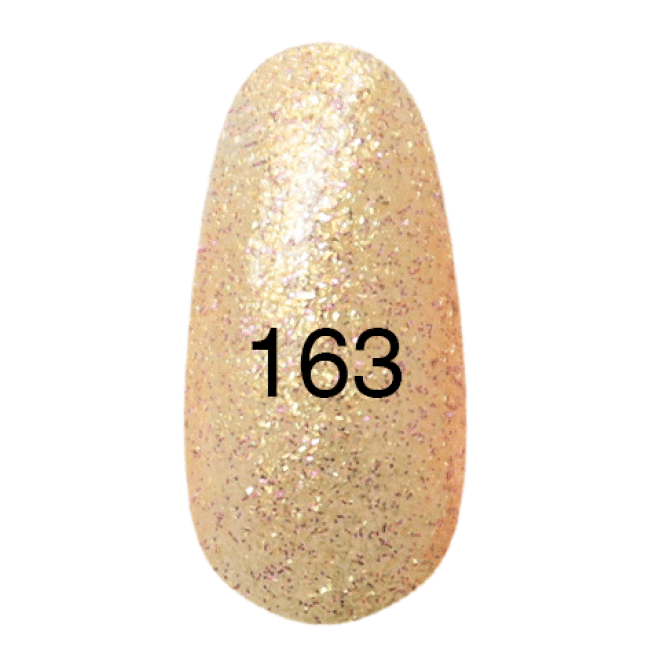 Гель-лак № 163 (золотий перламутр з пурпуровими блискітками) 12 мл. Гель-лак № 163 (золотий перламутр з пурпуровими блискітками) 12 мл.
