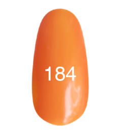 Гель-лак № 184 (апельсиновий, емаль) 8 мл.