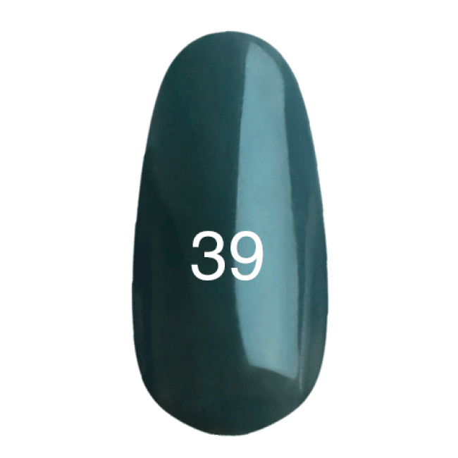 Гель-лак № 39 (темно-сірий, емаль) 8 мл.