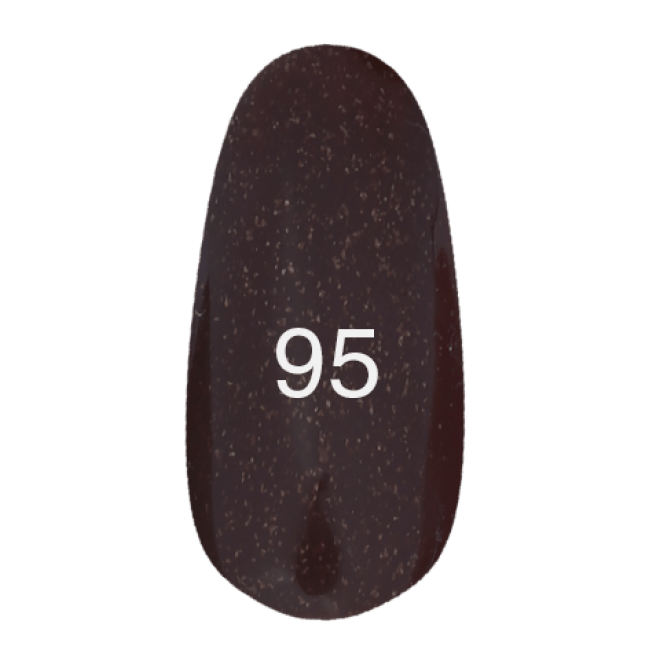 Гель-лак № 95 (темно-коричневий з мерехтінням) 12 мл. Гель-лак № 95 (темно-коричневий з мерехтінням) 12 мл.