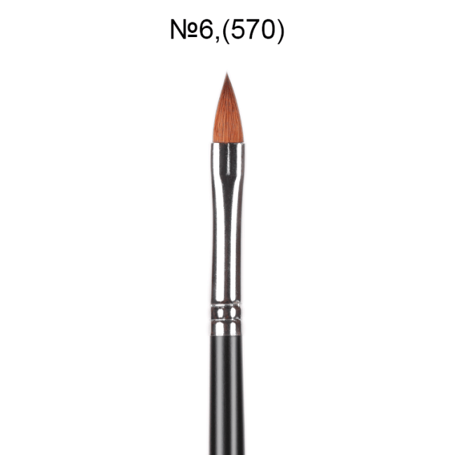 Пензлик для акрилового ліплення № 6 (колонок) Пензлик для акрилового ліплення № 6 (колонок)