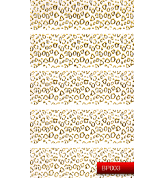 Наклейки для нігтів (стікери) Nail Art Stickers BP 003 (золото)