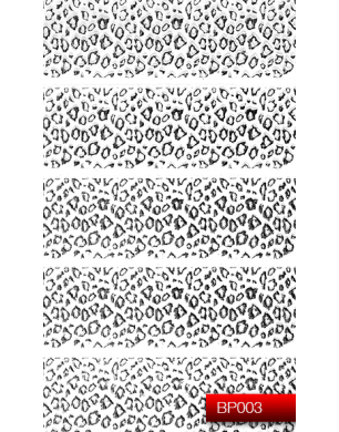 Наклейки для ногтей (стикеры) Nail Art Stickers BP 003 (серебро)