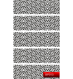 Наклейки для нігтів (стікери) Nail Art Stickers BP 013 (чорний)