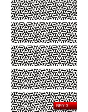 Наклейки для ногтей (стикеры) Nail Art Stickers BP 013 (черный)