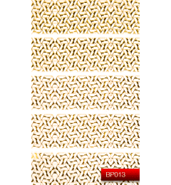 Наклейки для нігтів (стікери) Nail Art Stickers BP 013 (золото)