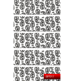Наклейки для нігтів (стікери) Nail Art Stickers BP 017 (чорний)