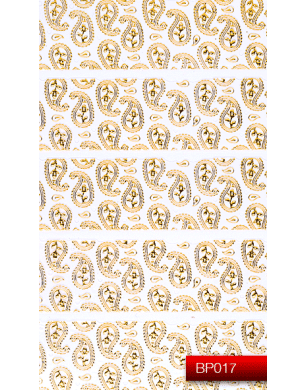 Наклейки для ногтей (стикеры) Nail Art Stickers BP 017 (золото)