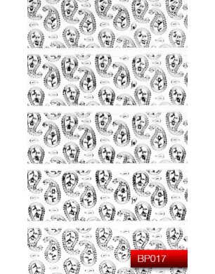 Наклейки для ногтей (стикеры) Nail Art Stickers BP 017 (серебро)