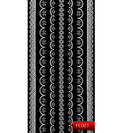 Наклейки для ногтей (стикеры) Nail Art Stickers FL 021 (белый)