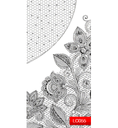Наклейки для нігтів (стікери) Nail Art Stickers LC 055 (срібло)